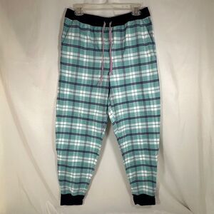 Garnet Hill Women’s Organic Cotton Flannel Pajama Bottoms Pants Medium Joggers